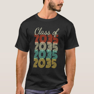 Class Of 2035 Kindergarten Graduate Grow With Me G T-Shirt