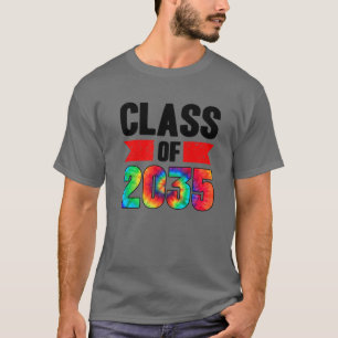 Class Of 2035 Kindergarten Grow With Me Graduation T-Shirt