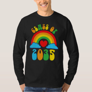 CLASS OF 2035 Kindergarten Grow With Me Student Sc T-Shirt