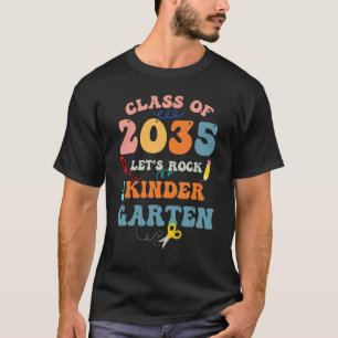 Class of 2035 Kindergarten Teacher Women Kids T-Shirt