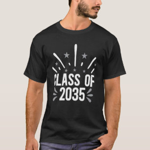 Class Of 2035 Leopard Pre k Grow with Me Graduatio T-Shirt