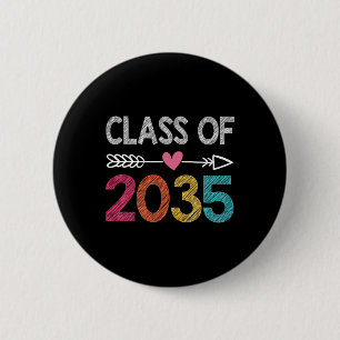Class Of 2035  Pre-K Graduate Preschool Graduation 6 Cm Round Badge