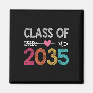 Class Of 2035  Pre-K Graduate Preschool Graduation Magnet