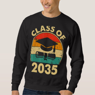 Class Of 2035  Pre-K Graduate Preschool Graduation Sweatshirt