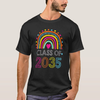 Class Of 2035  Pre K Graduate Preschool Graduation T-Shirt