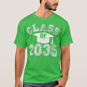 Class Of 2035 Pre K Grow With Me Graduation Boys G T-Shirt