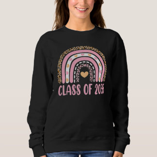 Class Of 2035 Rainbow Graduate Preschool Kindergar Sweatshirt