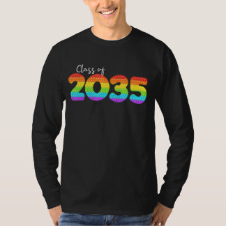 Class Of 2035 Rainbow Popit First Day of School T-Shirt