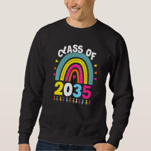 Class Of 2035 Senior 2035 Grow With Me Graduation  Sweatshirt