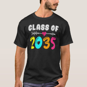 Class Of 2035 Senior Graduate Cute Graduation 1 T-Shirt