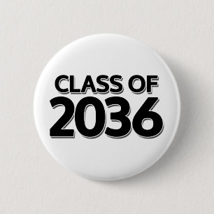 Class of 2036 6 cm round badge