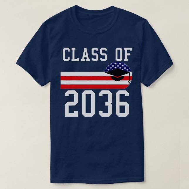 Class of 2036 Back To School Class Of 2036 1 T-Shirt (Design Front)