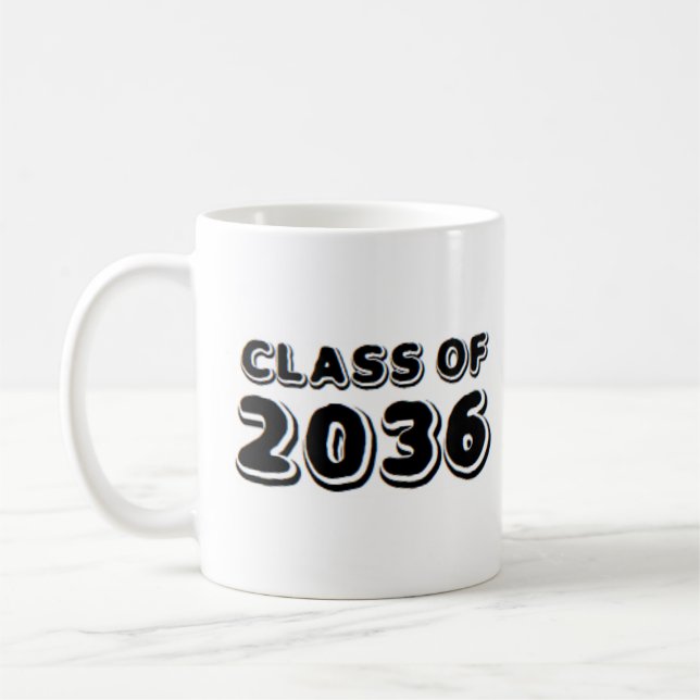 class of 2036 coffee mug (Left)