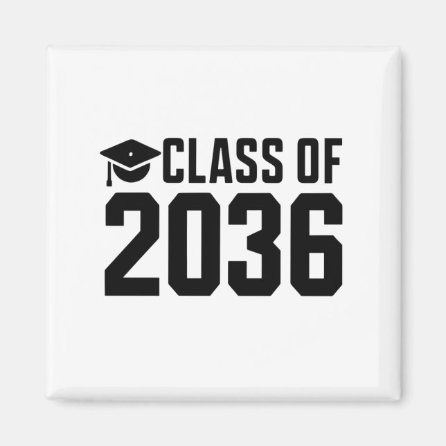 Class Of 2036 Grow With Me Back to School Magnet (Front)