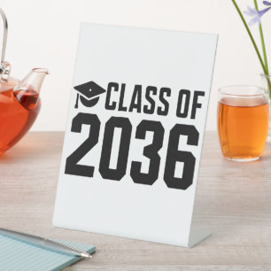 Class Of 2036 Grow With Me Back to School Pedestal Sign