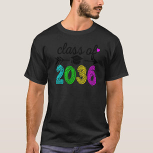 Class Of 2036 Grow With Me First Day Of Preschool T-Shirt