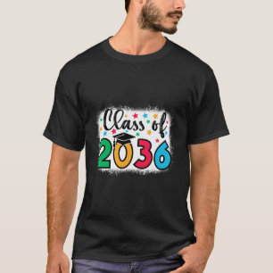 Class Of 2036 Grow With Me First Day Of School Gra T-Shirt