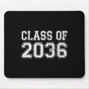 Class Of 2036 Grow With Me Graduation Vintage  Mouse Pad