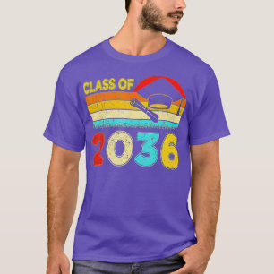 Class Of 2036 Grow With Me Kindergarten Graduation T-Shirt