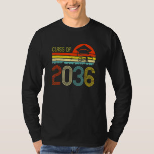 Class Of 2036 Grow With Me Pre K Graduate Vintage  T-Shirt