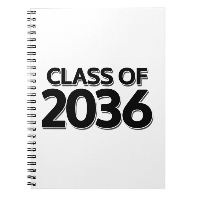 Class of 2036 notebook (Front)