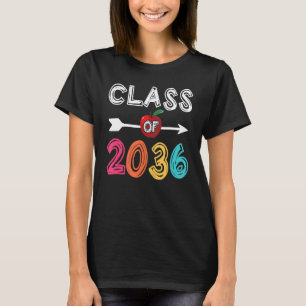 Class Of 2036 Pre K Graduate Preschool Graduation T-Shirt