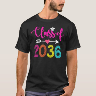Class Of 2036 Pre K Graduate Preschool Graduation T-Shirt