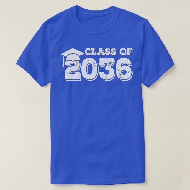 Class Of 2036 Senior Graduation 2036 T-Shirt (Design Front)