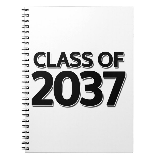 Class of 2037 notebook (Front)