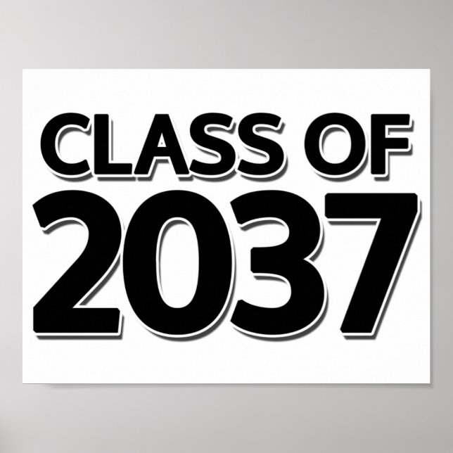 Class of 2037 poster (Front)