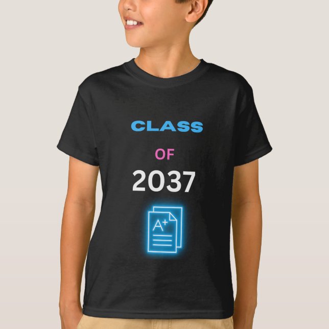 Class of 2037 report cord T-Shirt (Front)