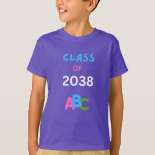 Class of 2038 with abc T-Shirt