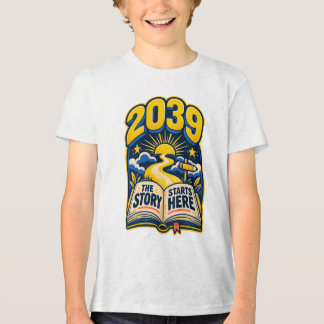 Class of 2039 Book Story Starts Here Tri-Blend Shirt