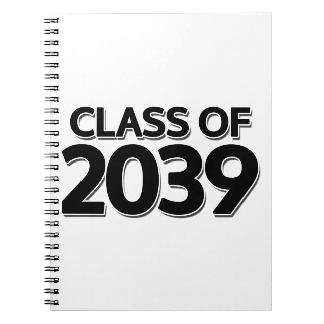 Class of 2039 notebook (Front)