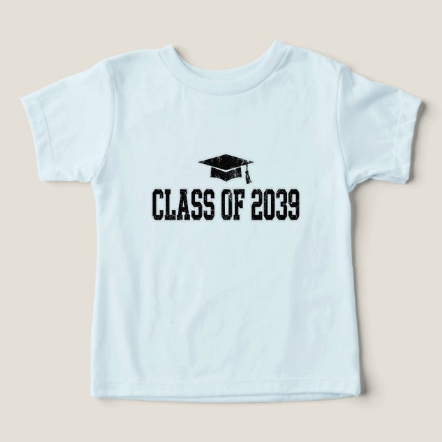  Class Of 2039 Shirt | Varsity Graduation Shirt |  (Design Front)