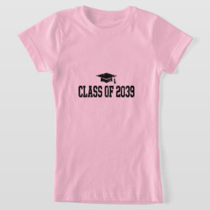 Class Of 2039 Shirt Varsity Graduation Shirt