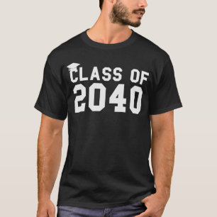 Class of 2040 Grow With Me First Day of School T-Shirt