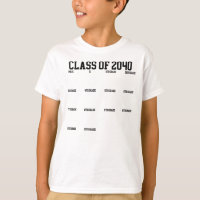 Class of 2040 Grow with me Handprint Graduation