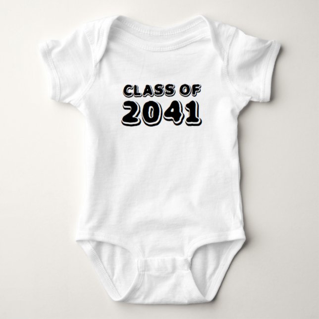 class of 2041 baby bodysuit (Front)