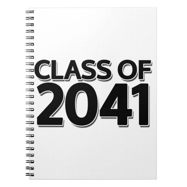 Class of 2041 notebook (Front)