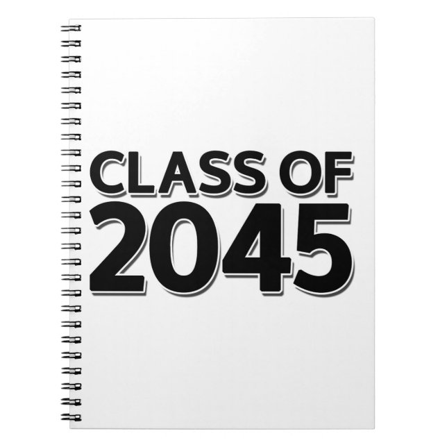 Class of 2045 notebook (Front)