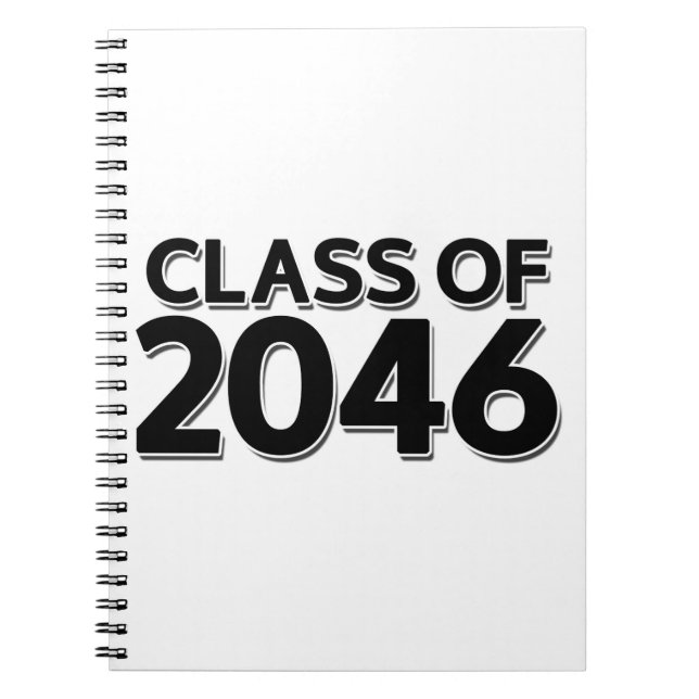 Class of 2046 notebook (Front)