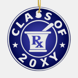 Class of 20?? Pharmacy Ceramic Tree Decoration