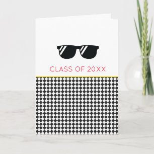 CLASS OF 20XX Graduation Sunglasses WAY TO GO! Card