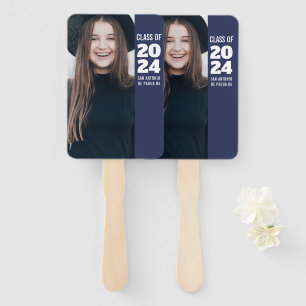 Class of 20XX Photo Graduation Announcement Hand Fan