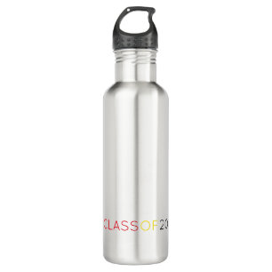 Class of 20XX Senior Grad School Colours Fun 710 Ml Water Bottle