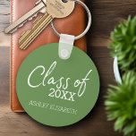 Class of ADD YOUR YEAR Graduation Party Key Ring<br><div class="desc">Add 2020,  2021 or any year to this whimsical design. This can be used for any graduate or reunion - high school,  college,  grad school,  nursing,  med school or even trade school.</div>