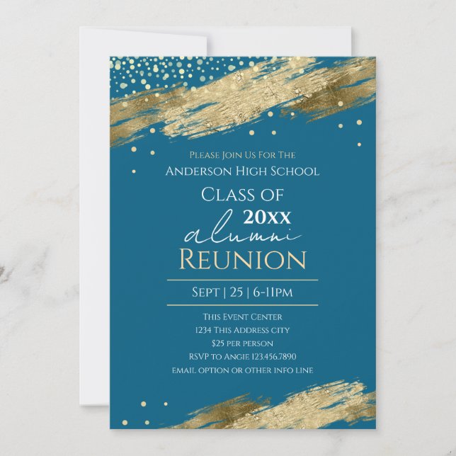 Class Of Any Year Alumni Reunion Invitation (Front)