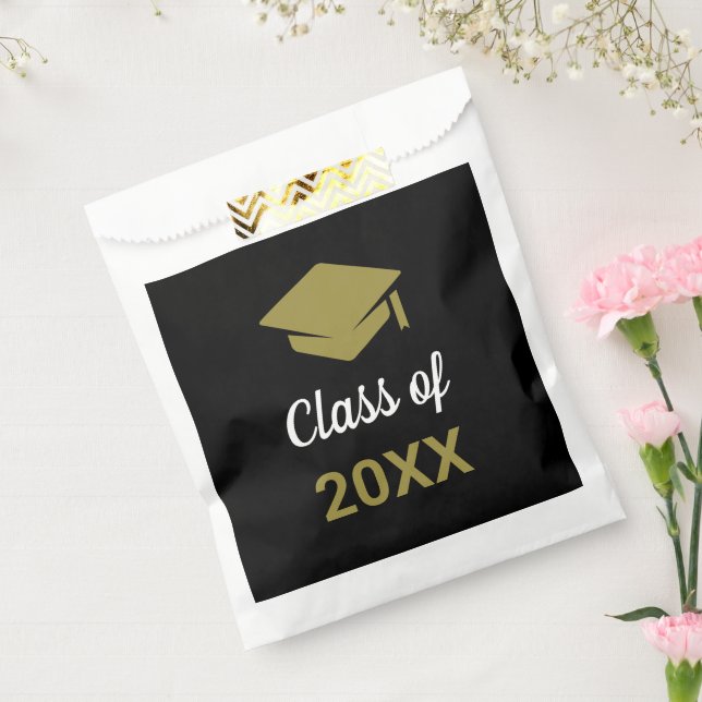 Class Of Any Year Congrats Grad Graduation Cap Favour Bags (Sealed)
