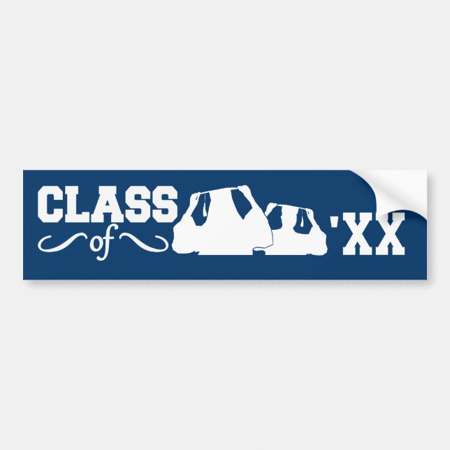 Class of ANY year custom bumpersticker Bumper Sticker (Front)
